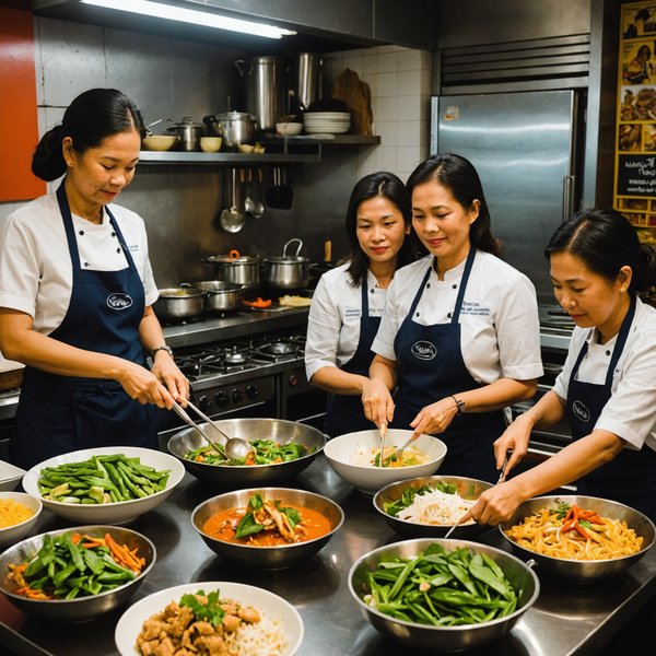 Où suivre des cours de cuisine thai traditionnelle à Bangkok, Thaïlande?