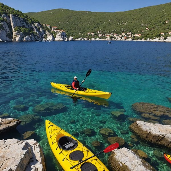 Où trouver les meilleures expériences de kayak de mer en Croatie?